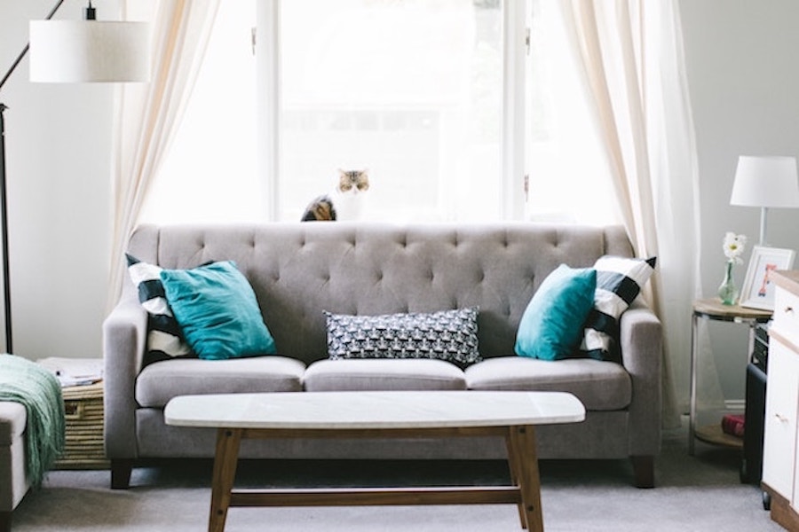 Living room design display